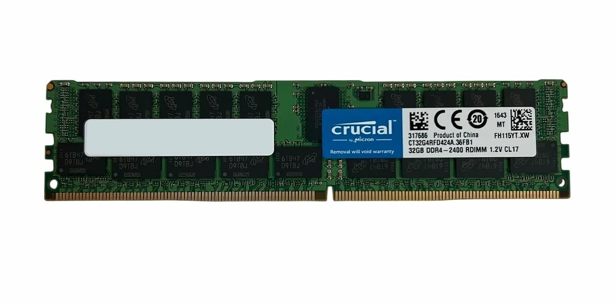 23. Crucial DDR4 32GB　（8GB*4 Оперативная память CRUCIAL DDR4 32Gb — купить по низкой цене на