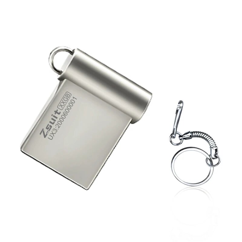 Z-suit USB-накопитель 4 ГБ, серый, с цепочкой