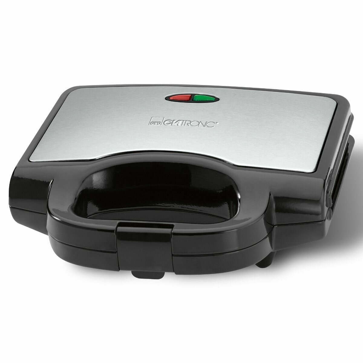 Сэндвичница Clatronic ST3778, черно-серая, 750Вт, антипригарное покрытие