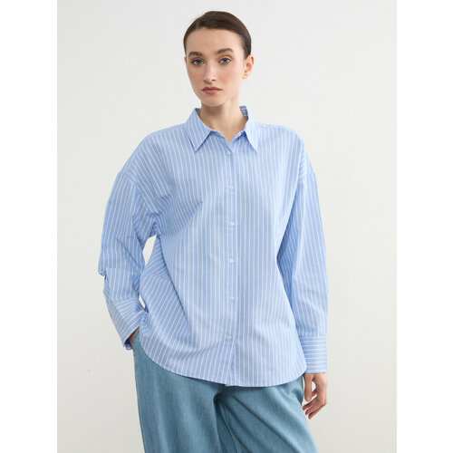 фото Рубашка lc waikiki, размер 36, blue striped
