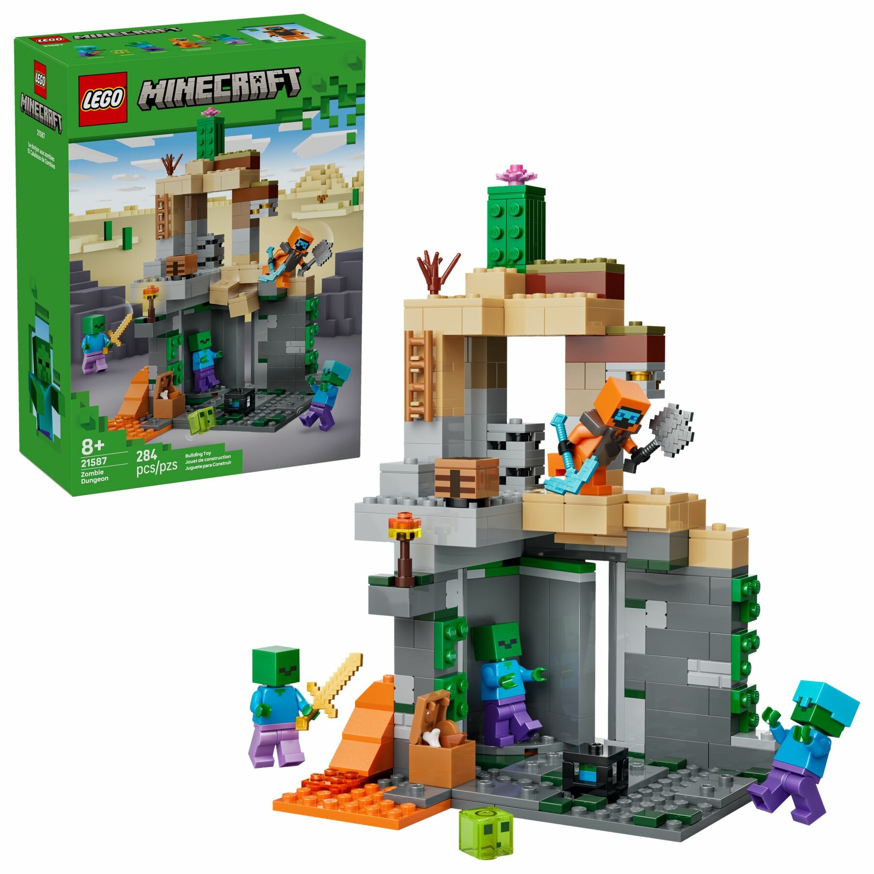 Конструктор LEGO Minecraft 21587 Подземелье зомби