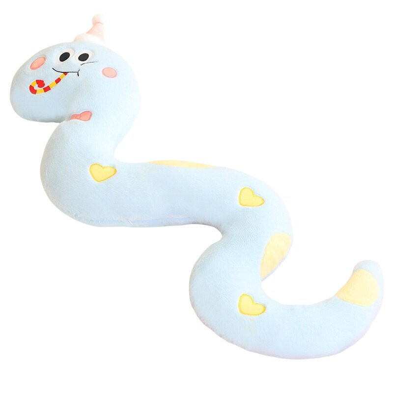 Плюшевая игрушка унисекс CAISHANGHUANG Dopamine Snake, Blue Dopamine Snake, 100CM