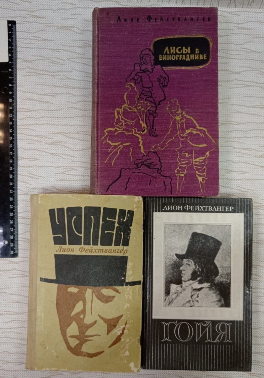 Лисы в винограднике + Успех + Гойя Фейхтвангер комплект из 3 книг