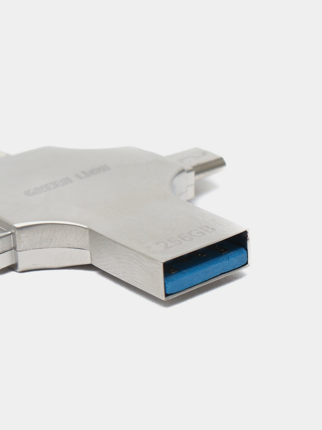 Универсальная флешка Green Lion 4-In-1 USB, 256 ГБ, 128 ГБ, Silver — фото 1