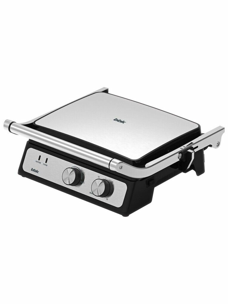 Гриль электрический BBK BEG3000 черный/металлик (BEG3000 (B/M))