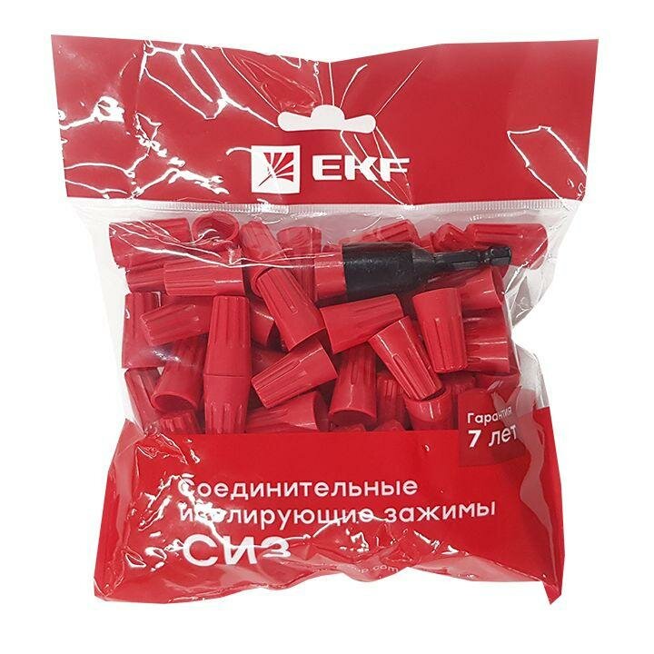 Соединитель проводов СИЗ-5 3-17кв. мм (уп.100шт) EKF plc-cc-8