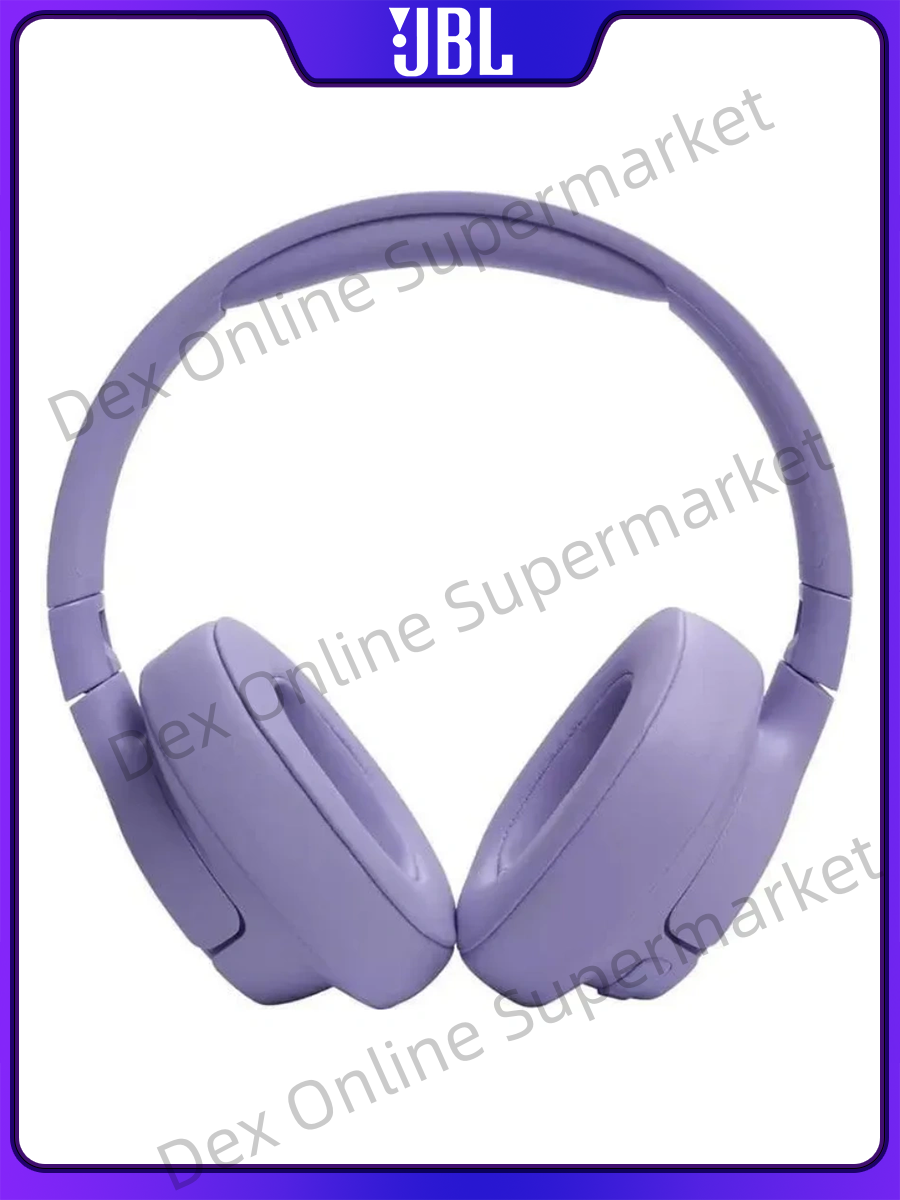 Наушники беспроводные с микрофоном JBL Tune 720 BT, Bluetooth 5.3, 3.5 мм, фиолетовый