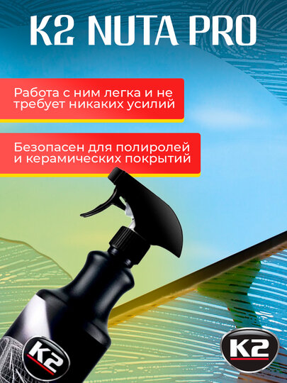 Очиститель стёкол К2 NUTA PRO, 1 л — фото 1