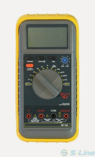 Изображение товара Цифровой Мультиметр S-line MY-69 авто диапазоны, измерение емкости, частоты