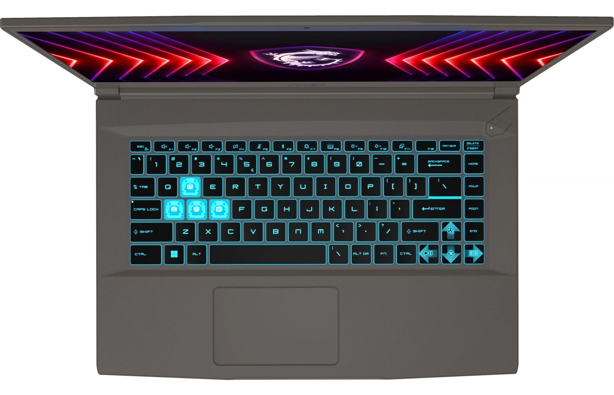 Ноутбук MSI Thin 15 B12UC-1628XRU, 15.6", IPS, Intel Core i7 12650H, DDR4 16ГБ, SSD 512ГБ, GeForce RTX 3050 4ГБ, серый — фото 1