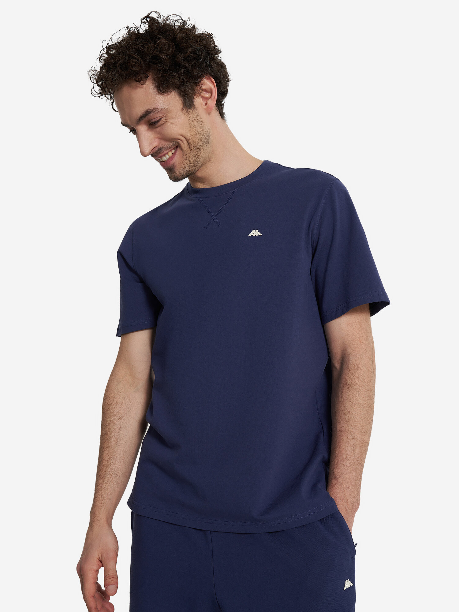 Футболка Robe di Kappa Robe Di Kappa Men's Short sleeve t-shirts, размер 48, темно-синий