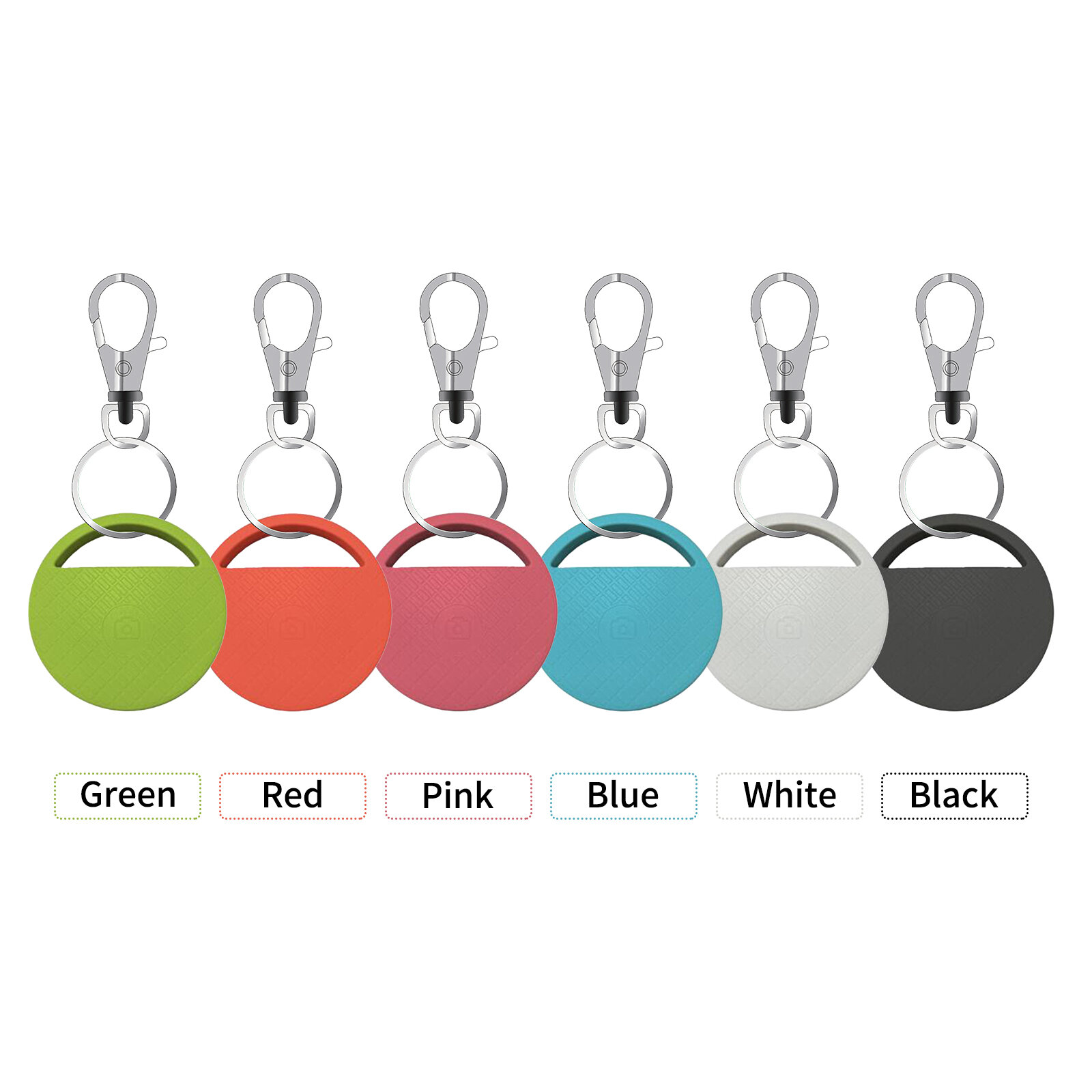 Беспроводной GPS-трекер BT Smart Tracker для домашних животных/ключей/сумок APP Control Item Locator BT Selfie Shutter Двустороннее уведомление, розовый