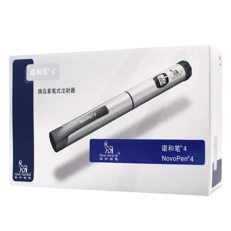 Картинки Ручка для инъекции сахара в крови Novo Pen 4 Novo Nordisk инсулиновая ручка Nordisk инжектор инсулина бытовой Novopen 3 мл, NovoPen 4 3ml