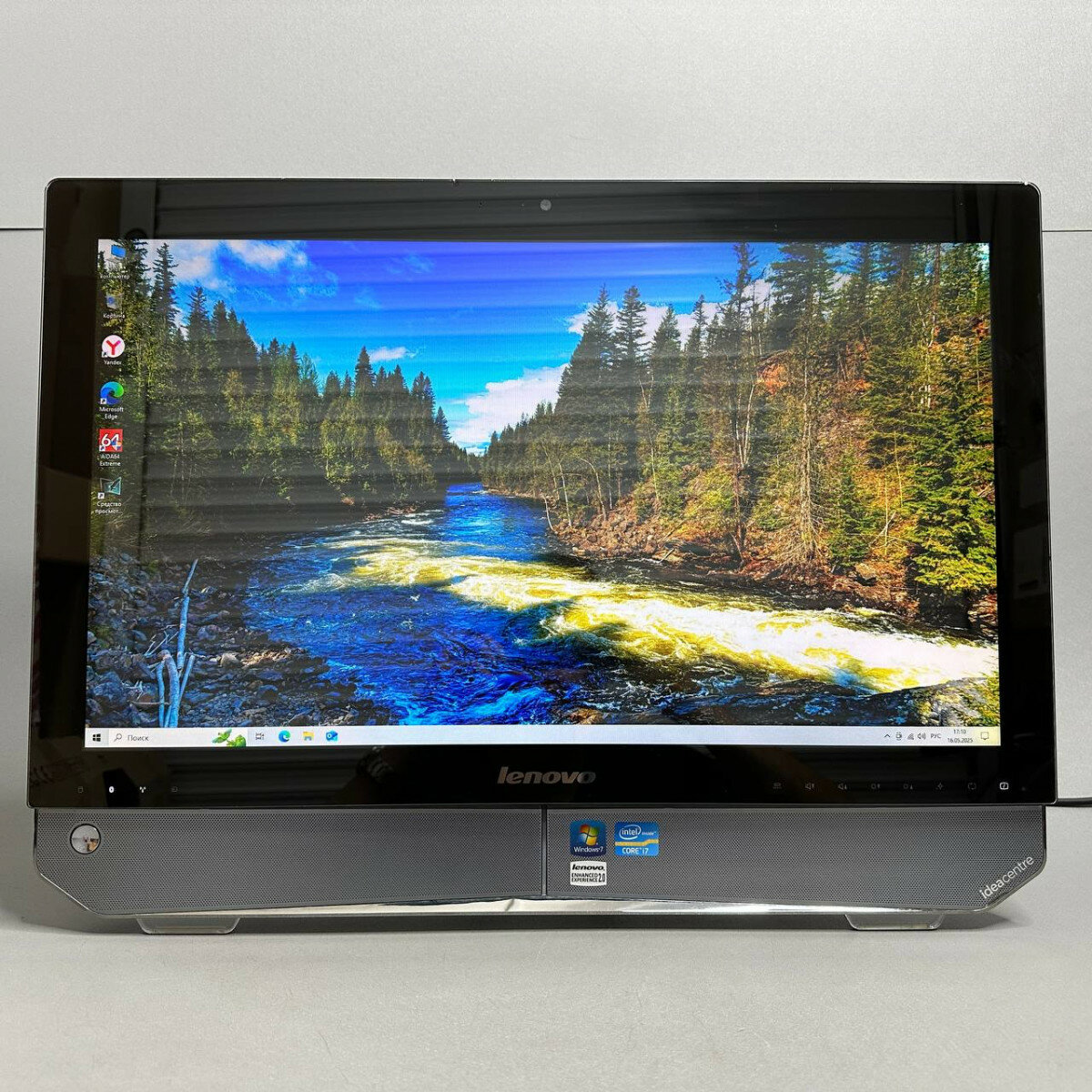23' FHD Моноблок Lenovo Ideacentre B520 / i7-2600 / 8Gb / 240Gb SSD / 1Gb GT555M, черный