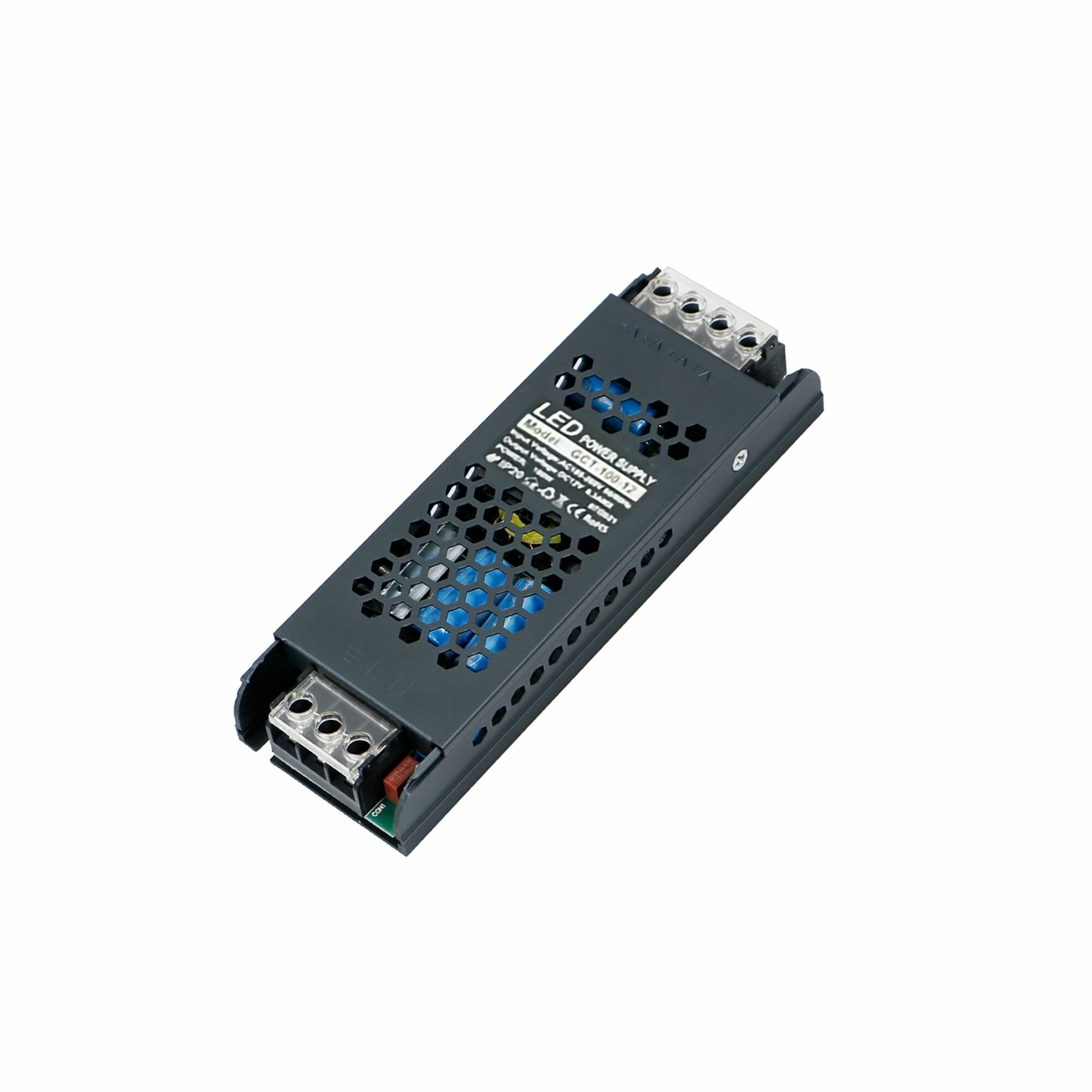 Блок питания De Fran для LED DFBSL 12В- 36Вт- 3A (арт. DFB35SL) AC/DC IP20 черный (120*35*21)
