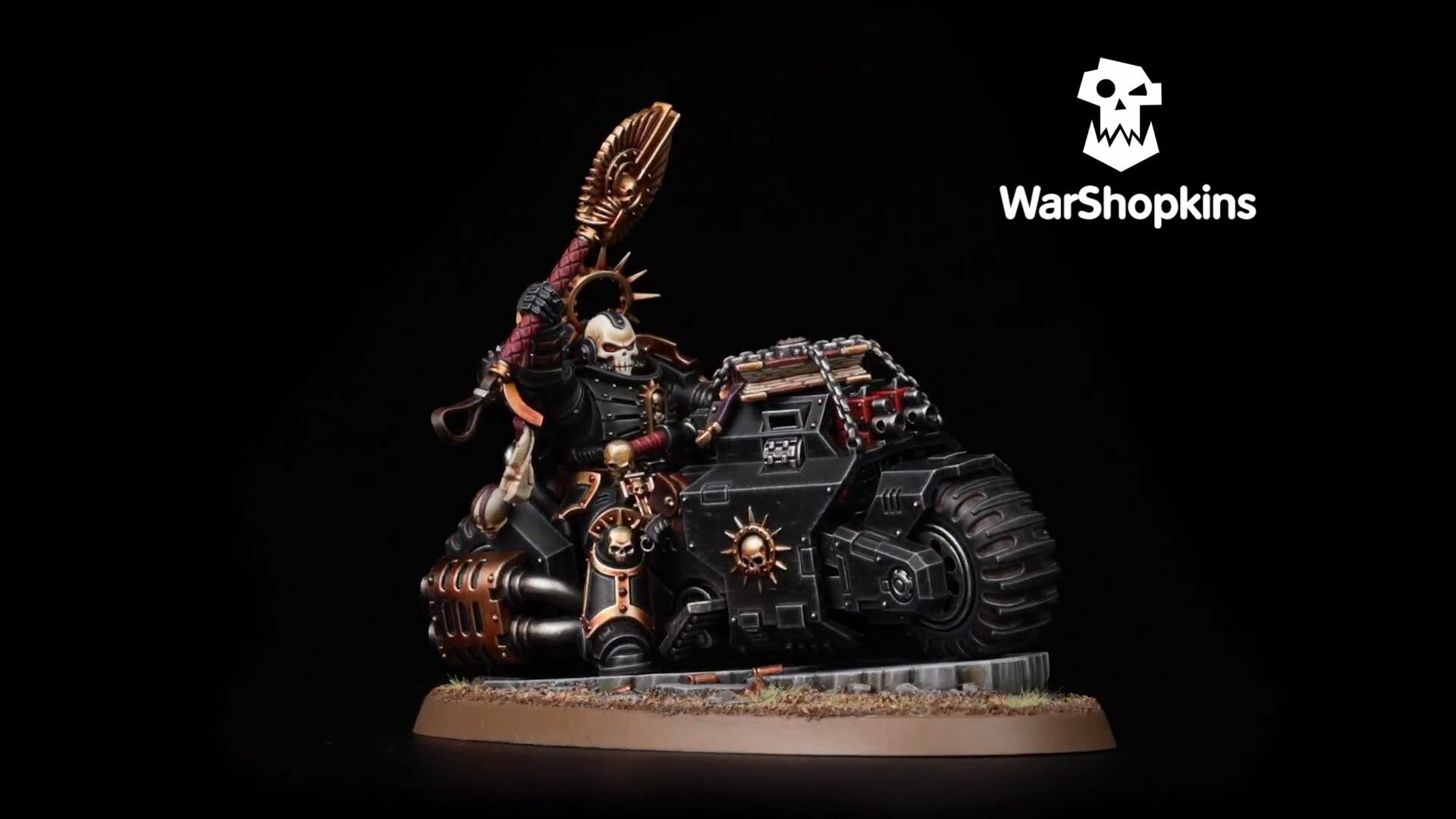 Warhammer 40000 Миниатюры Primaris Chaplain on Bike(Капеллан Примарис на байке)