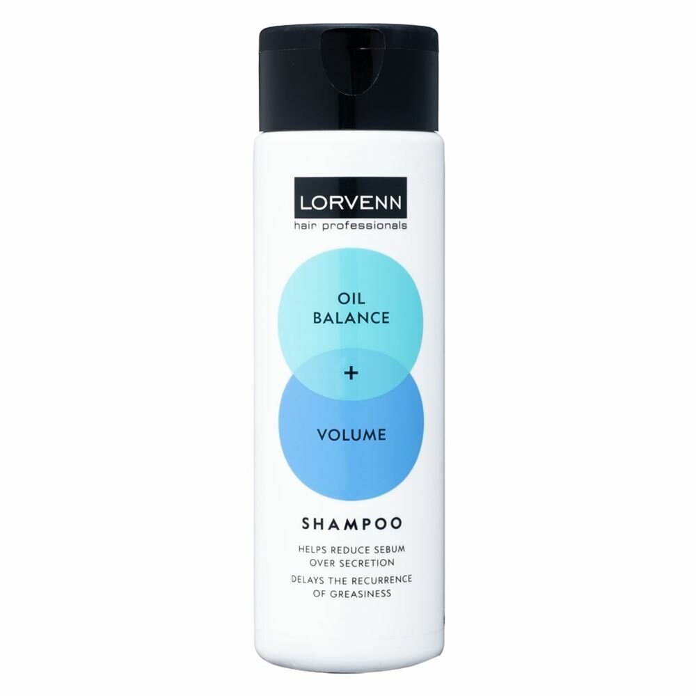 Шампунь Lorvenn Oil Balance + Volume «Объем + баланс» для жирных волос, 200 мл