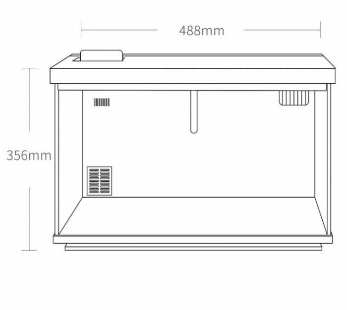 Аквариумы И Аквафермы Xiaomi Умный аквариум Xiaomi Geometry Smart Modular Ecological Fish Tank S600