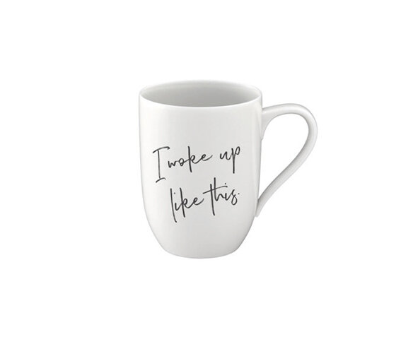 Кружка для чая и кофе 340 мл, I woke up like this, Villeroy & Boch, Премиум-Фарфор