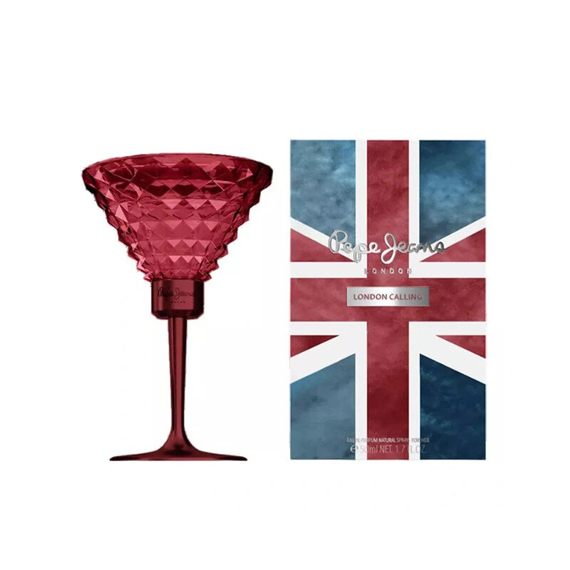 Амбровые духи Pepe Jeans London Pepe Jeans For Her London Calling / Парфюмерная вода 50 мл / Аромат Пепе Джинс Лондон Лондон Колинг / Парфюм для женщин