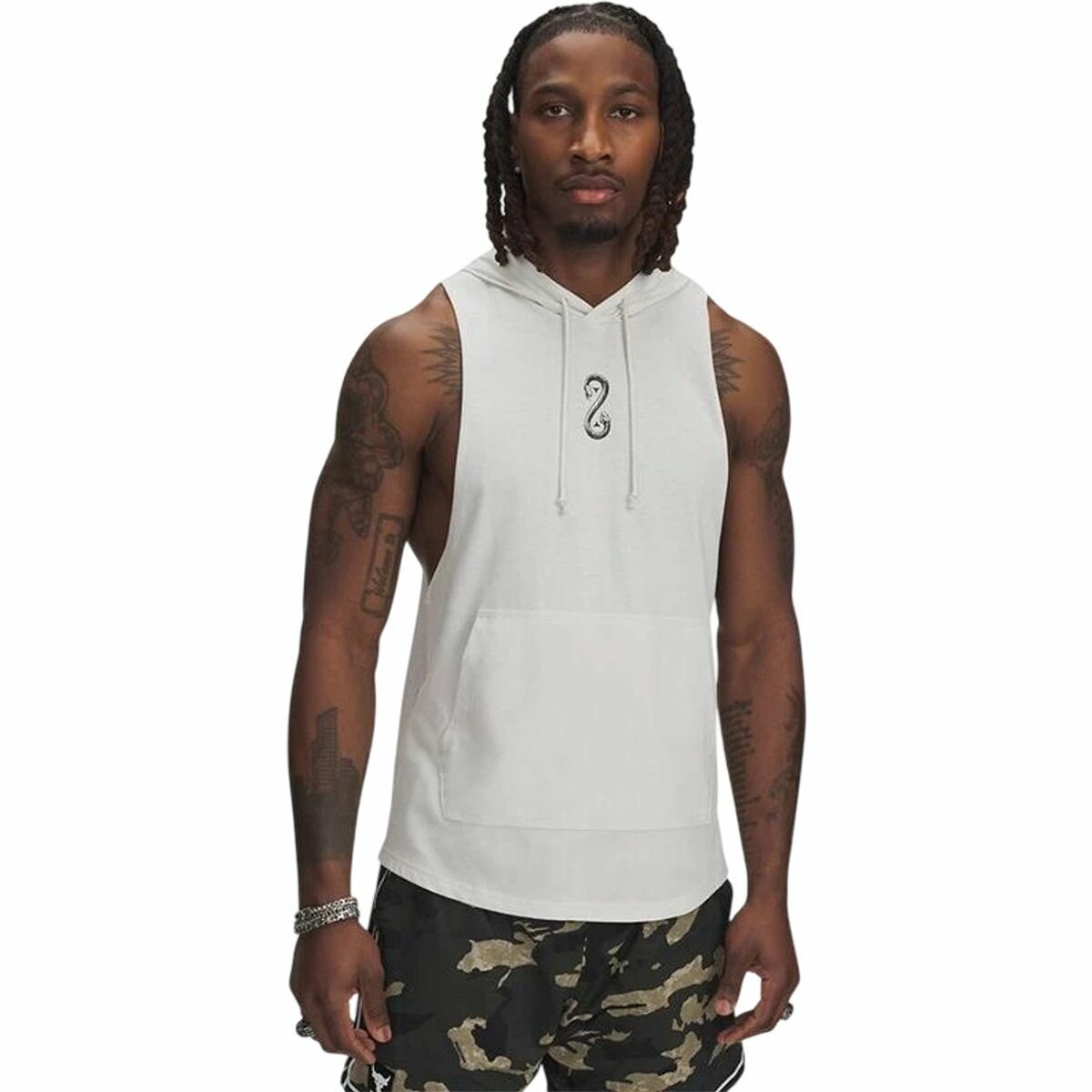 Худи спортивное Under Armour PJT RCK SNAKE SL HD, размер MD, , белый