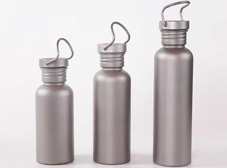 Бутылка для воды титановая (WolfTrail), 600 мл — фото 1