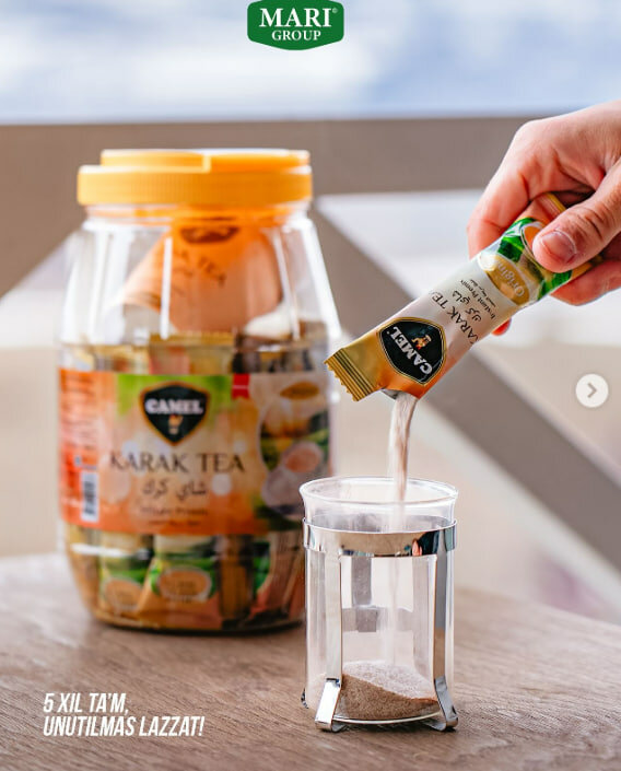 Чай Camel Karak Tea, черный, с молоком, с сахаром, 25 г, 24шт — фото 1