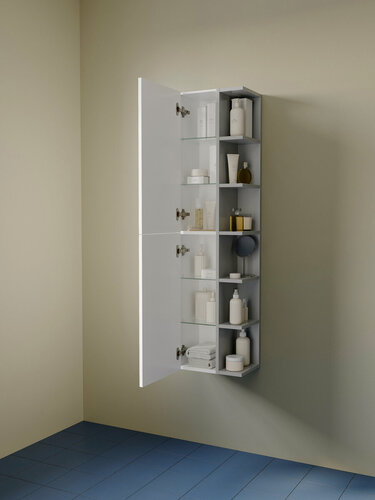 Изображение товара Пенал подвесной для ванной IDDIS Зодиак Икс (Zodiac X) ZDX35W0i97 35 см белый