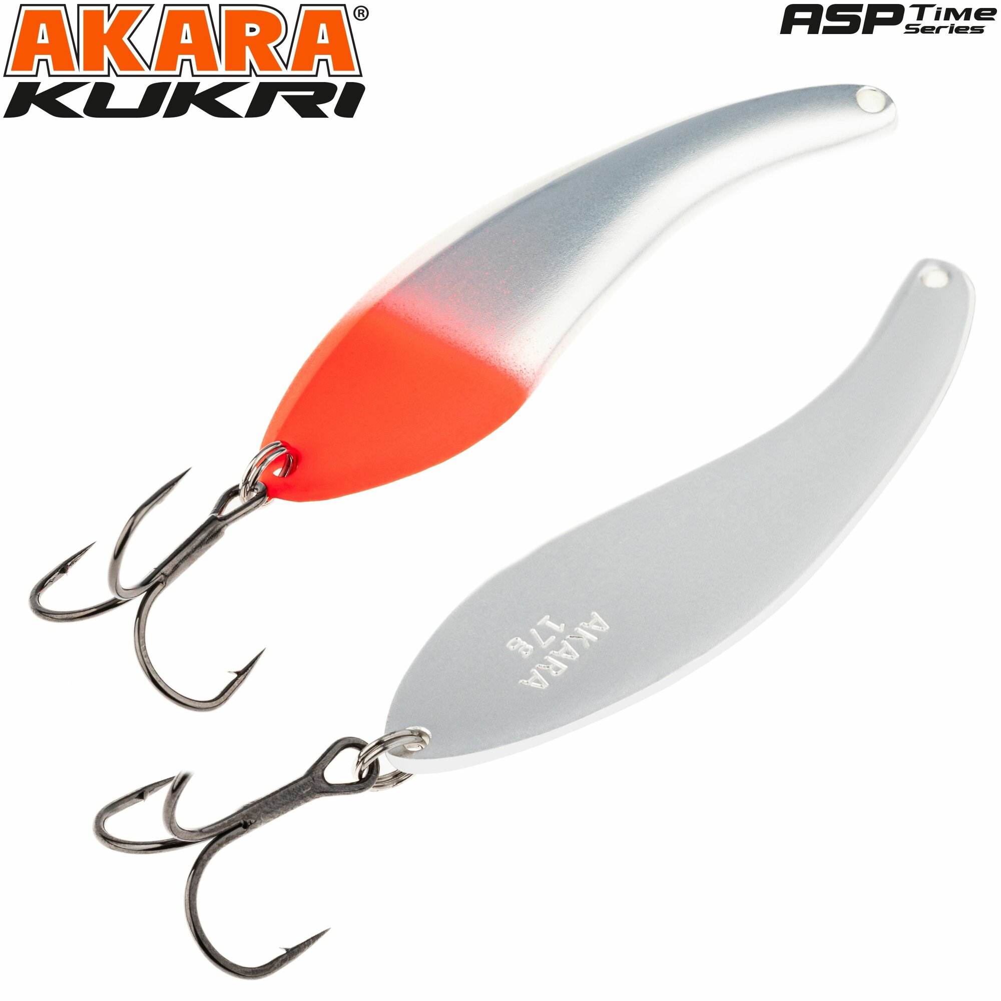 Блесна колебалка Akara Asp Time Kukri 45 6 гр. 3/SIL — фото 1
