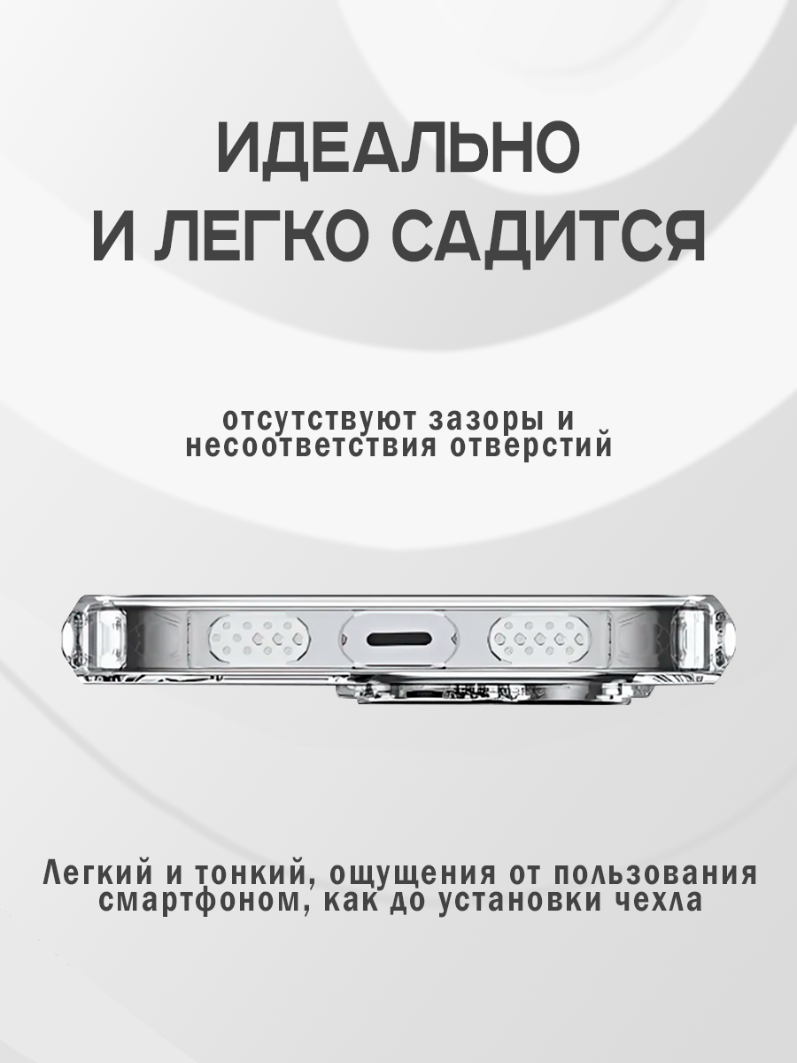 Чехол JOLLY на Айфон 15 с защитой камеры (для Apple iPhone 15) противоударный, прозрачный — фото 1