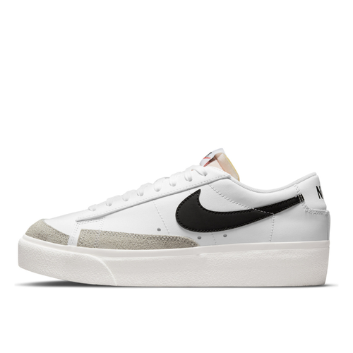 фото Кроссовки nike blazer low platform, размер 5us 35.5eu 22cm, white black
