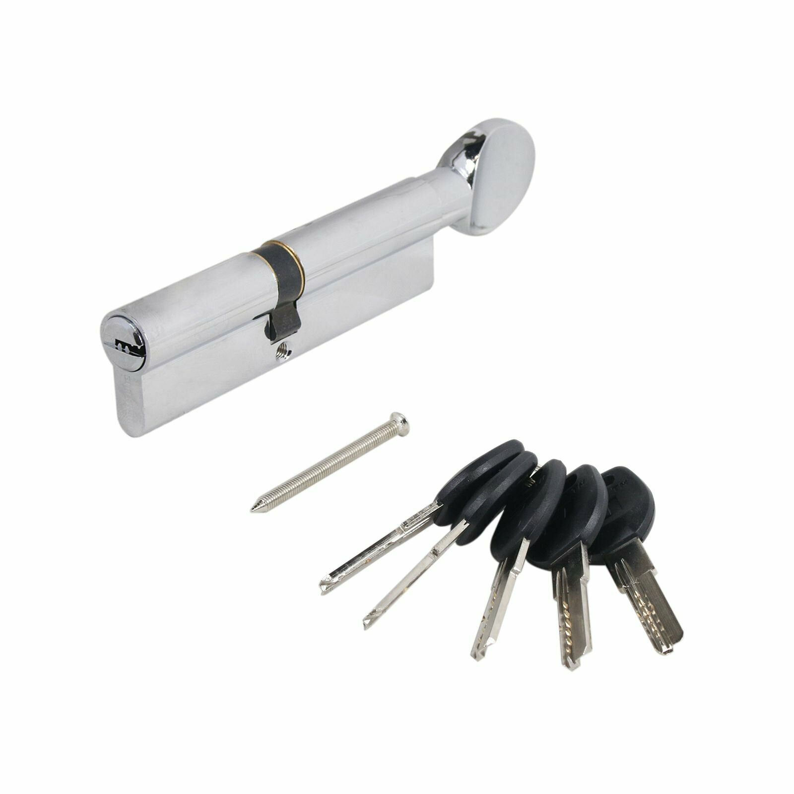 Цилиндровый механизм аллюр HD FG 110-5К CP(45х10х55G) хром перф. кл