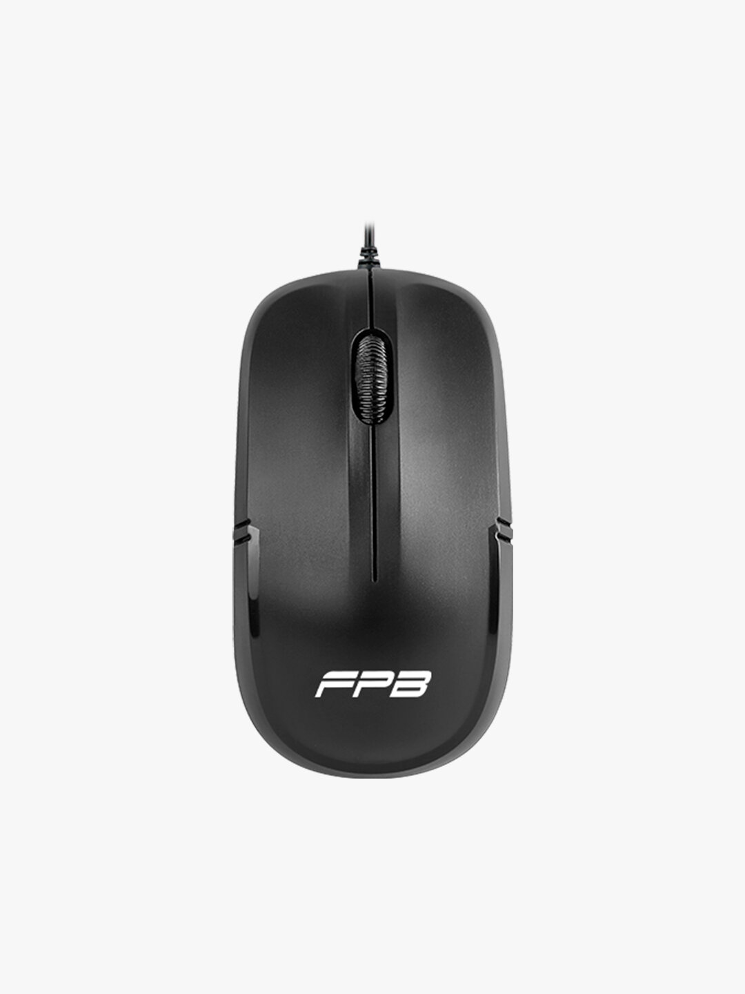 Мышь компьютерная FPB M136BU wired optical mouse, DPI 1000, 3 Buttons, black color, USB — фото 1