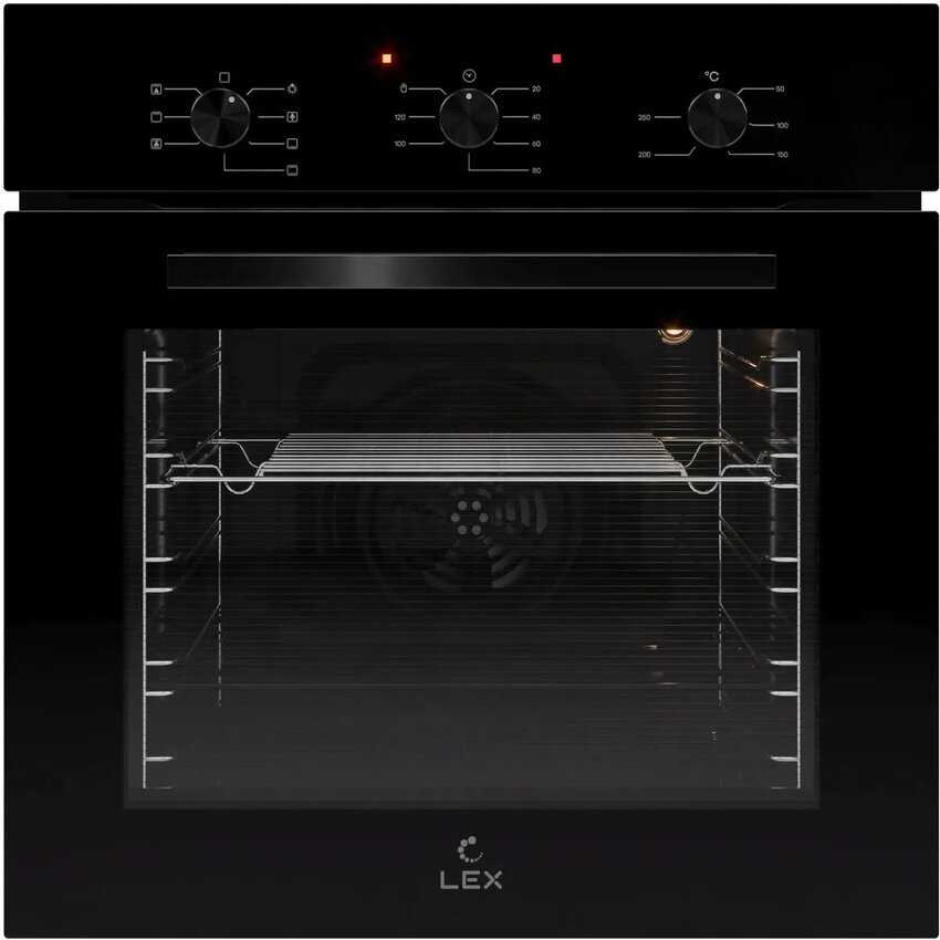 Духовой шкаф электрический Lex EDM 073 BBL черный