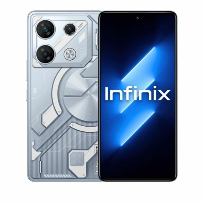 6,67" Смартфон Infinix GT 10 Pro 8/256 ГБ (4894947008894) серебристый