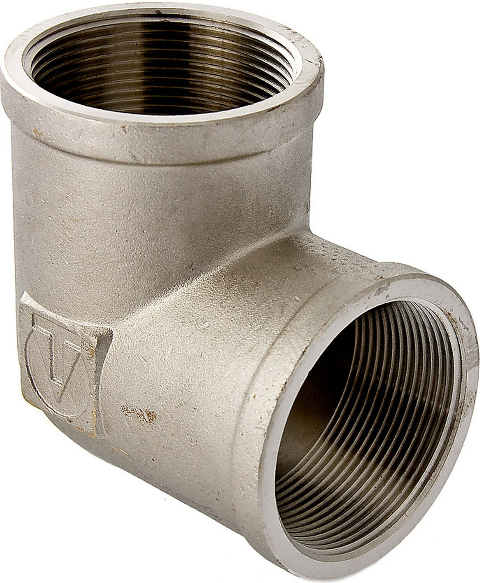 Угольник латунь никелированная VALTEC 3/4