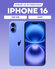 Смартфон Apple iPhone 16 128Gb Ultramarine / ультрамариновый сини...