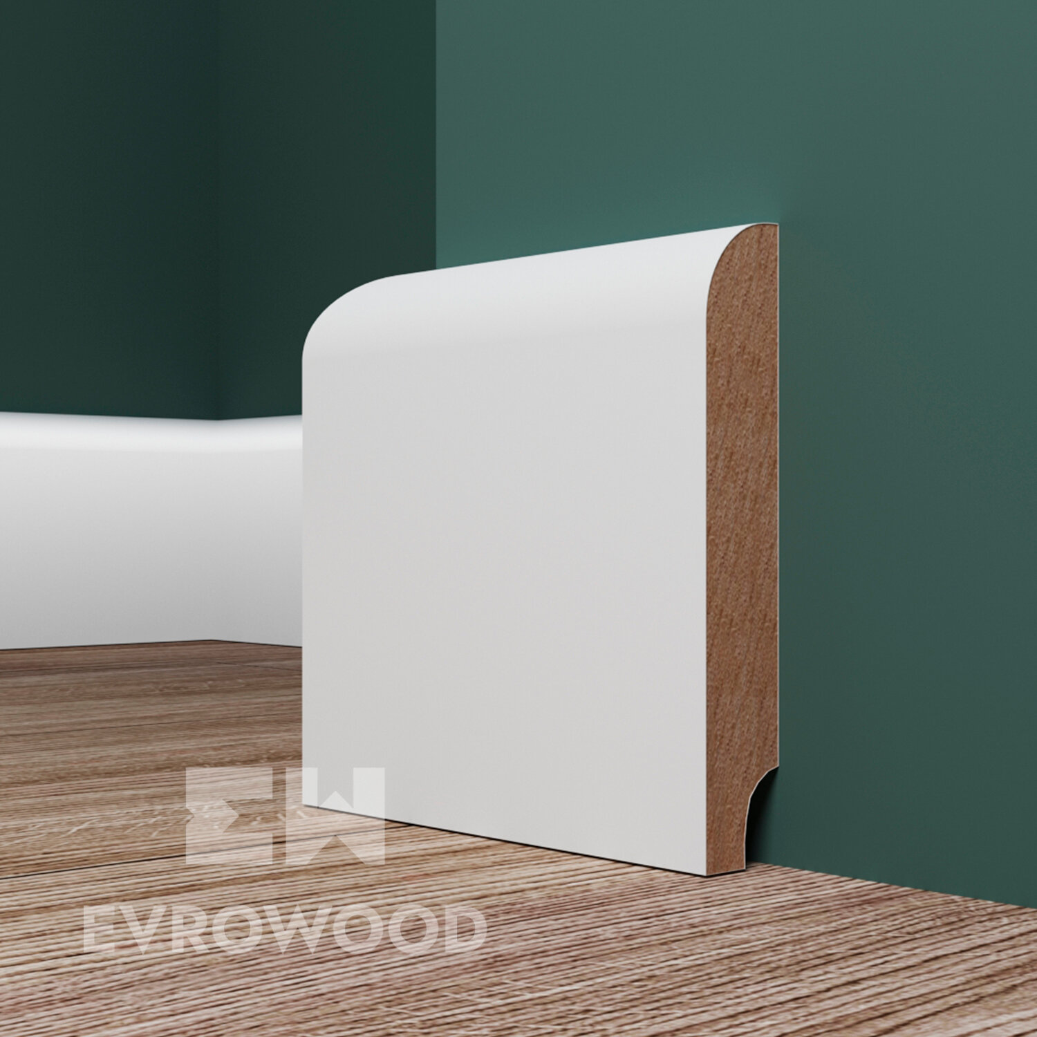 Плинтус Evrowood арт. pn050 (80 x 12 x 2000 мм.)