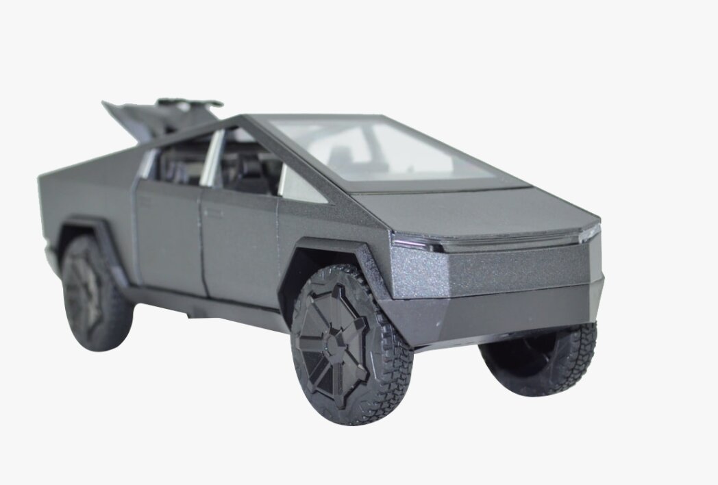 Машинка TESLA Cybertruck, световые и звуковые эффекты, масштаб 1:24