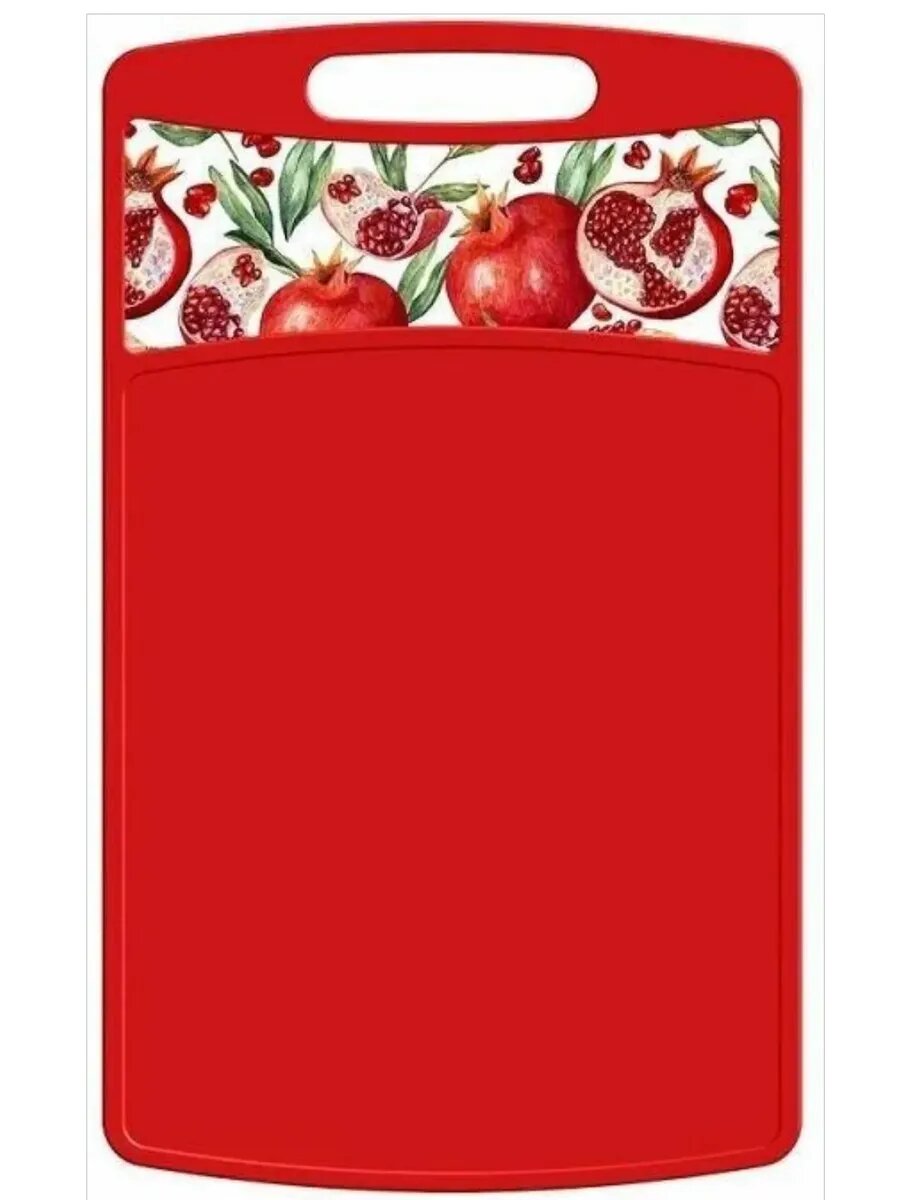 Доска разделочная Bergamo Scarlet 335x220x4мм Красный Гранат