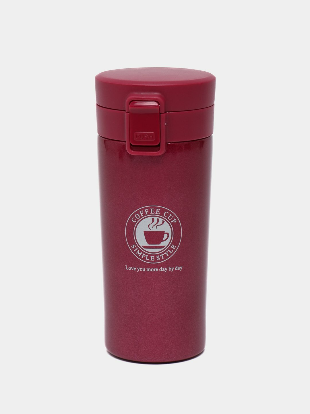 Термокружка для чая и кофе - Вишнёвый