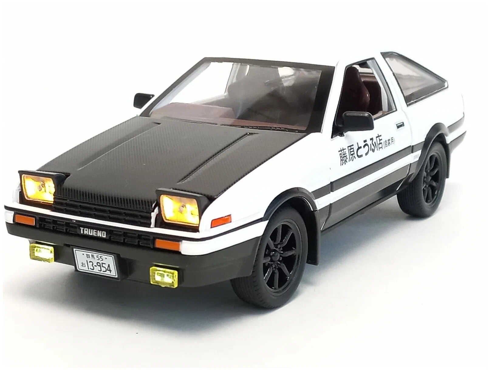 Машинка MINIAUTO "Toyota Trueno", 1/24, для белый-черный
