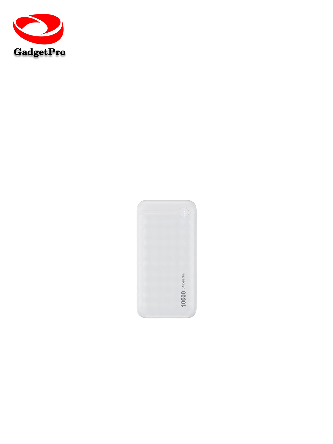 Внешний аккумулятор AZEADA PD-P107 10000mAh черный: быстрая зарядка, компактный дизайн, надежный повербанк Белый