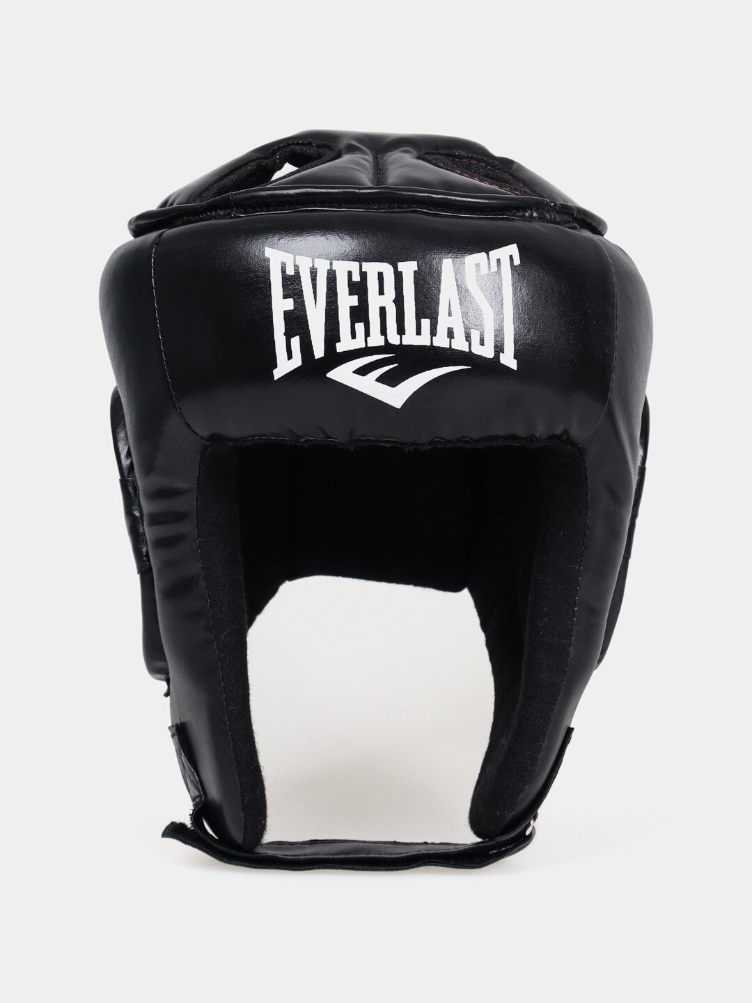 Шлем защитный Qora, для бокса, черный, регулируемая посадка, кожа — фото 1