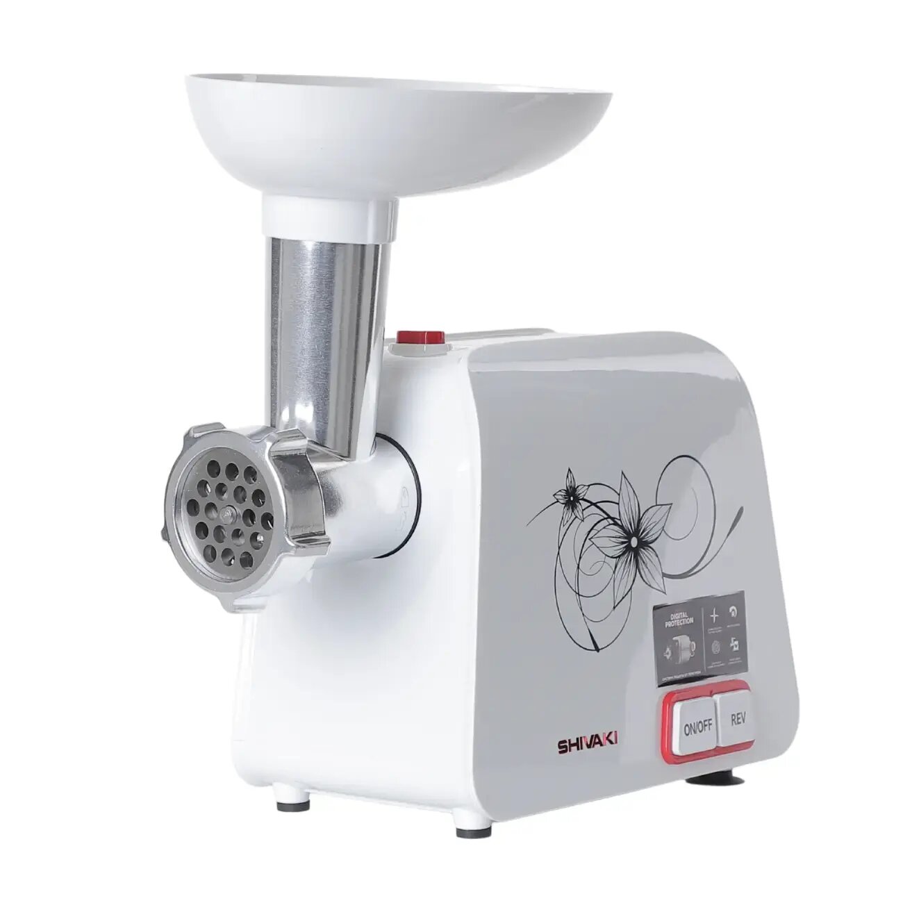 Мясорубка Shivaki MG 1015, Вес: 5.3 кг, Высота: 380 мм, Гарантия: 2 г