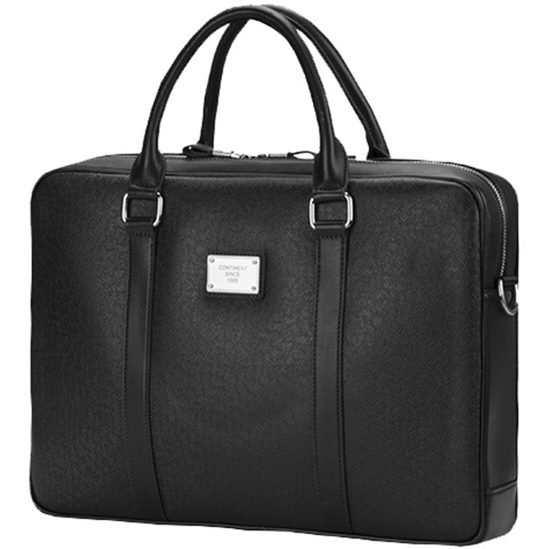 Сумка Continent CM 122  для ноутбука  искусственная кожа  черная