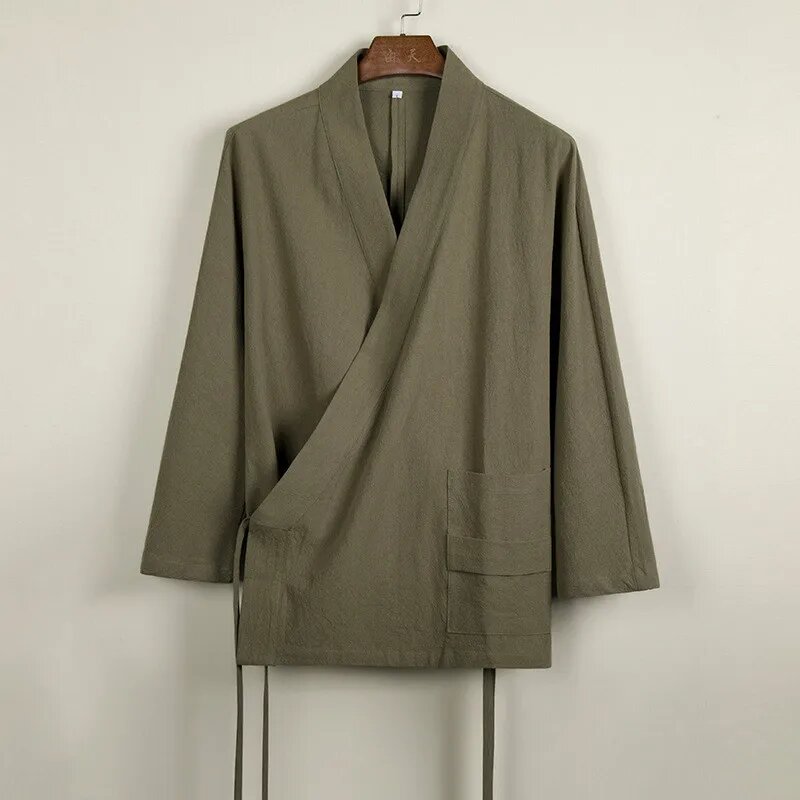 Льняное кимоно YI NA SHENG WU XXXL Мужской