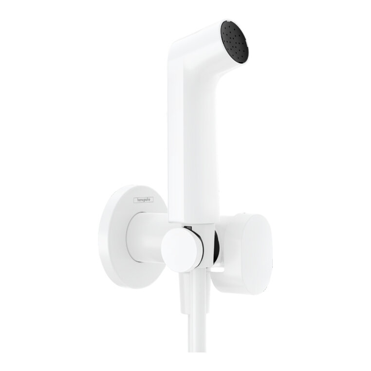 Комплект гигиенический душ Hansgrohe Bidette 29232700S с внутренней частью, белый матовый