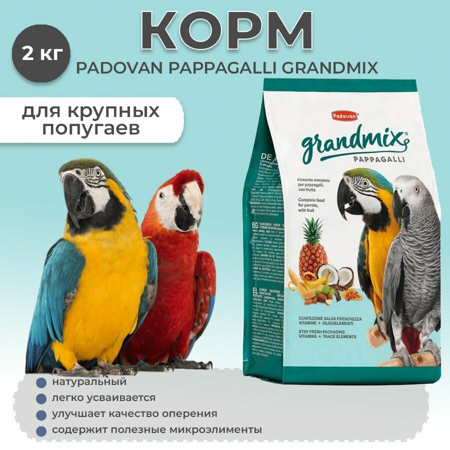 Корм сухой для попугаев Padovan 