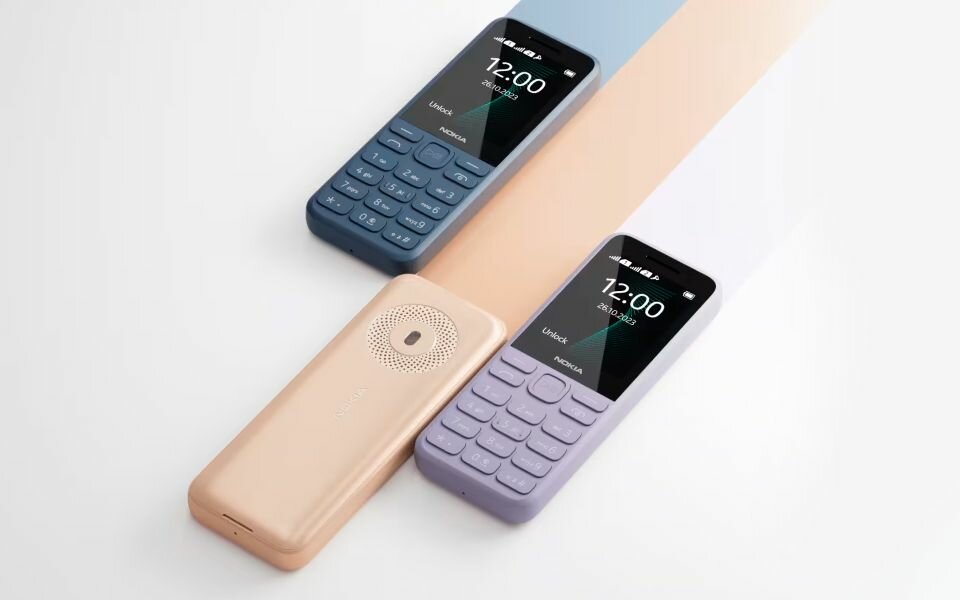 Телефон кнопочный Nokia 130(Blue) с большими кнопками,2sim, влагозащита, яркий фонарик — фото 1